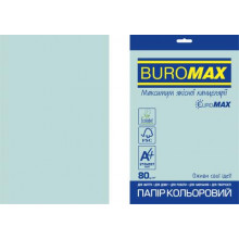 [BM.2721220E-14] Папір кольоровий PASTEL, EUROMAX, блакитний, 20 арк., А4, 80 г/м²