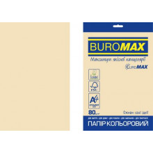 [BM.2721220E-49] Папір кольоровий PASTEL, EUROMAX, крем., 20 арк., А4, 80 г/м²