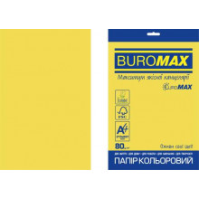 [BM.2721320E-08] Папір кольоровий INTENSIVE, EUROMAX, жовтий, 20 арк., А4, 80 г/м²