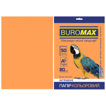 [BM.2721350-11] Папір кольоровий INTENSIVE, помаранчевий, 50 арк., А4, 80 г/м²