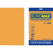 [BM.2721520E-11] Папір кольоровий NEON, EUROMAX, помаранч., 20 арк., А4, 80 г/м²