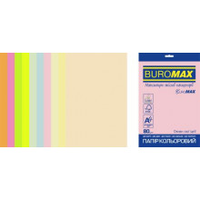 [BM.2721720E-99] Набір кольорового паперу PASTEL+NEON, EUROMAX, 10 кол., 20 арк., А4, 80 г/м²