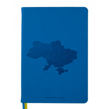 [BM.295220-02] Блокнот діліовий UKRAINE, А5, 96 арк., лінія, синій, шт.шкіра