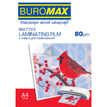 [BM.7723] Плівка для ламінування, 80 мкм, A4 (216x303мм), глянцева, по 100 шт.в упаковці