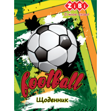 [ZB.13110] Щоденник шкільний FOOTBALL, А5, 40 арк, м\'яка обкл., скоба, УФ-лак, SMART Line