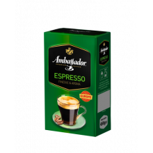 [am.52040] Кава мелена Ambassador Espresso, вак.уп. 450г*12 (PL)