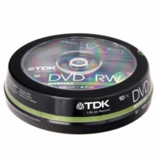 [d.43399.082] Диск DVD-RW, 4.7Gb, 2x-4х, Cake (10)