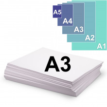 [A3.45.gaz] Папір газетний А3, 45г/м, 1000 арк.