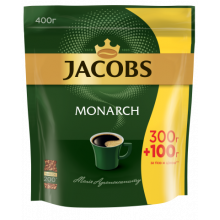 [prpj.43128] Кава розчинна Jacobs Monarch, 400г , пакет