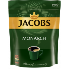 [prpj.46525] Кава розчинна Jacobs Monarch, 120г , пакет