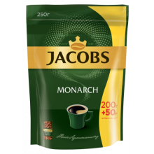 [prpj.90137] Кава розчинна Jacobs Monarch, 250г , пакет