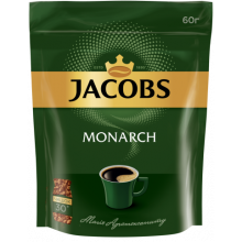 [prpj.90922] Кава розчинна 60 г, пакет, ТТ JACOBS MONARCH