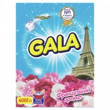 [s.65800] Порошок пральний ручний GALA, 400г, 2в1, Французький аромат