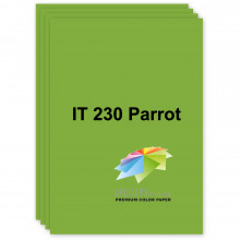 [A4.160.SC.230.250] Папір кольоровий інтенсив, зелений, 230 Parrot, А4/160, 250 арк., Spectra Color