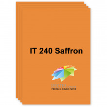 [A4.160.SC.240.250] Папір кольоровий інтенсив, помаранчевий, 240 Saffron, А4/160, 250 арк., Spectra Color