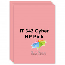 [A4.75.SC.342.100] Папір кольоровий неон, яскраво-рожевий, 342 Cyber HP Pink, А4/75, 100 арк., Spectra Color